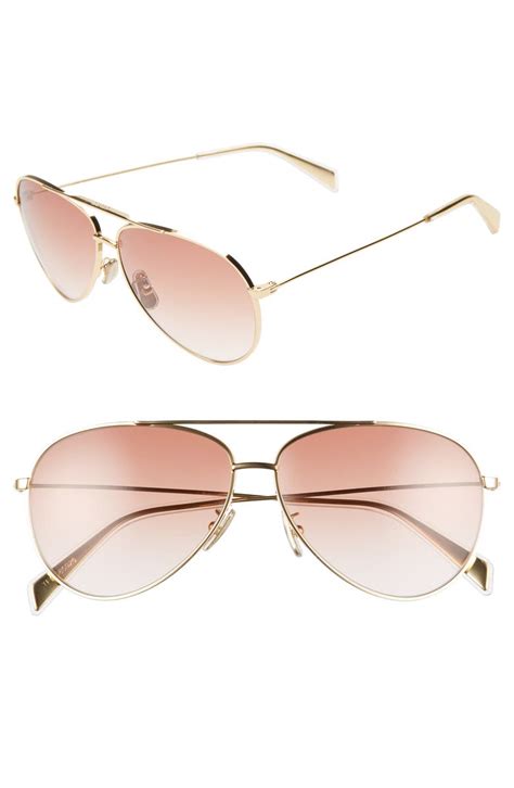 CELINE 59mm Aviator Sunglasses 